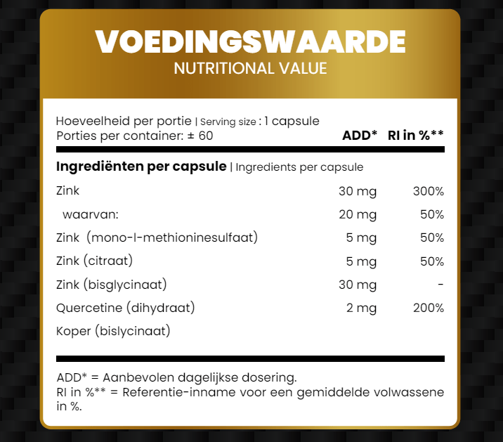 Triple Zinc - 60 Capsules - Moss Fundamentals